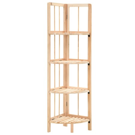 vidaXL Estante de esquina de madera de cedro 27x27x110 cm