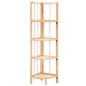 vidaXL Estante de esquina de madera de cedro 27x27x110 cm