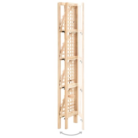 vidaXL Estante de esquina de madera de cedro 27x27x110 cm