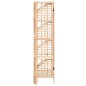 vidaXL Estante de esquina de madera de cedro 27x27x110 cm
