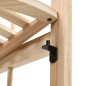 vidaXL Estante de esquina de madera de cedro 27x27x110 cm