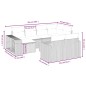 vidaXL Set de sofás de jardín 11pzas con cojines ratán sintético beige vidaXL Set de sofás de jardín 11pzas con cojines ratán sintético beige
