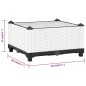 vidaXL Arriate polipropileno 40x40x23 cm vidaXL Arriate polipropileno 40x40x23 cm