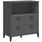 vidaXL Librería VIKEN madera maciza de pino gris antracita 80x40x90 cm vidaXL Librería VIKEN madera maciza de pino gris antracita 80x40x90 cm