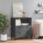 vidaXL Librería VIKEN madera maciza de pino gris antracita 80x40x90 cm vidaXL Librería VIKEN madera maciza de pino gris antracita 80x40x90 cm