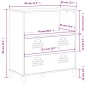 vidaXL Librería VIKEN madera maciza de pino gris antracita 80x40x90 cm vidaXL Librería VIKEN madera maciza de pino gris antracita 80x40x90 cm