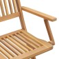 vidaXL Juego de comedor de jardín 9 piezas madera maciza de acacia vidaXL Juego de comedor de jardín 9 piezas madera maciza de acacia