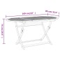 vidaXL Juego de comedor de jardín 9 piezas madera maciza de acacia vidaXL Juego de comedor de jardín 9 piezas madera maciza de acacia