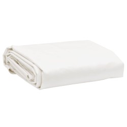 vidaXL Lona blanco Ø 2,2 m 600 /m²