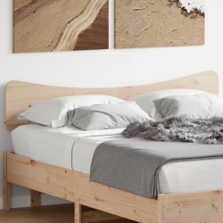vidaXL Cabecero de madera maciza de pino 140 cm