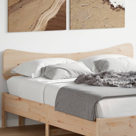 vidaXL Cabecero de madera maciza de pino 140 cm