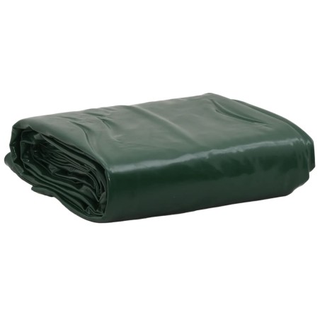 vidaXL Lona verde 5x8 m 600 g/m²