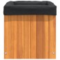 vidaXL Jardinera de madera maciza de acacia 35x35x35 cm vidaXL Jardinera de madera maciza de acacia 35x35x35 cm