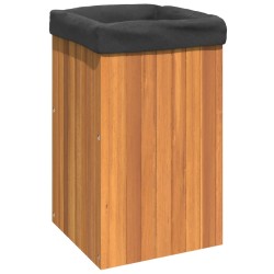 vidaXL Jardinera de madera maciza de acacia 35x35x60 cm