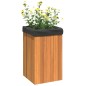 vidaXL Jardinera de madera maciza de acacia 35x35x60 cm