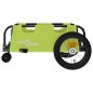 vidaXL Remolque para bicicletas hierro y tela Oxford verde vidaXL Remolque para bicicletas hierro y tela Oxford verde