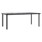 vidaXL Set comedor de jardín 9 pzas con cojines ratán sintético beige vidaXL Set comedor de jardín 9 pzas con cojines ratán sintético beige