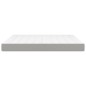 vidaXL Colchón de muelles ensacados tela gris claro 160x200x20cm vidaXL Colchón de muelles ensacados tela gris claro 160x200x20cm