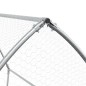 vidaXL Jaula para gallinas acero galvanizado plateado 200x105x182 cm vidaXL Jaula para gallinas acero galvanizado plateado 200x105x182 cm