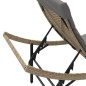 vidaXL Tumbona con cojín ratán sintético beige 55x199x50 cm vidaXL Tumbona con cojín ratán sintético beige 55x199x50 cm