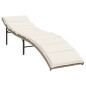 vidaXL Tumbonas con mesita 2 unidades ratán sintético beige vidaXL Tumbonas con mesita 2 unidades ratán sintético beige