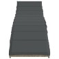 vidaXL Tumbonas con mesita 2 unidades ratán sintético gris claro vidaXL Tumbonas con mesita 2 unidades ratán sintético gris claro