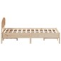 vidaXL Estructura de cama con cabecero madera maciza pino 140x190 cm vidaXL Estructura de cama con cabecero madera maciza pino 140x190 cm