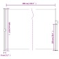 vidaXL Toldo lateral retráctil de jardín crema 160x300 cm vidaXL Toldo lateral retráctil de jardín crema 160x300 cm