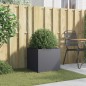 vidaXL Jardinera de acero laminado en frío antracita 49x47x46 cm vidaXL Jardinera de acero laminado en frío antracita 49x47x46 cm
