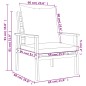 vidaXL Set de muebles para jardín 3 piezas con cojines madera acacia vidaXL Set de muebles para jardín 3 piezas con cojines madera acacia