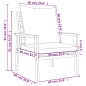 vidaXL Juego de muebles jardín 5 pzas con cojines madera maciza acacia vidaXL Juego de muebles jardín 5 pzas con cojines madera maciza acacia