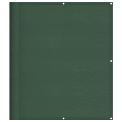 vidaXL Pantalla de balcón 100% poliéster Oxford verde oscuro 120x800cm