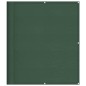 vidaXL Pantalla de balcón 100% poliéster Oxford verde oscuro 120x800cm