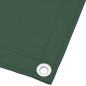 vidaXL Pantalla de balcón 100% poliéster Oxford verde oscuro 120x800cm