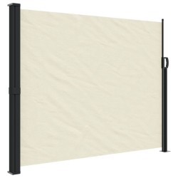 vidaXL Toldo lateral retráctil de jardín crema 170x300 cm