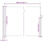vidaXL Toldo lateral retráctil de jardín crema 170x300 cm vidaXL Toldo lateral retráctil de jardín crema 170x300 cm