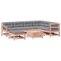 vidaXL Juego de muebles jardín 8 pzas y cojines madera abeto Douglas vidaXL Juego de muebles jardín 8 pzas y cojines madera abeto Douglas
