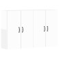 vidaXL Armarios de pared 2 uds madera de ingeniería blanco brillante vidaXL Armarios de pared 2 uds madera de ingeniería blanco brillante