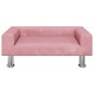 vidaXL Sofá para niños de terciopelo rosa 70x45x26,5 cm vidaXL Sofá para niños de terciopelo rosa 70x45x26,5 cm