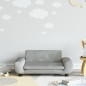 vidaXL Sofá para niños de terciopelo gris claro 70x45x33 cm vidaXL Sofá para niños de terciopelo gris claro 70x45x33 cm