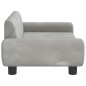 vidaXL Sofá para niños de terciopelo gris claro 70x45x33 cm vidaXL Sofá para niños de terciopelo gris claro 70x45x33 cm