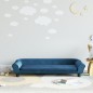 vidaXL Sofá para niños de terciopelo azul 100x50x26 cm vidaXL Sofá para niños de terciopelo azul 100x50x26 cm