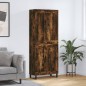 vidaXL Aparador alto madera contrachapada roble ahumado 69,5x34x180 cm vidaXL Aparador alto madera contrachapada roble ahumado 69,5x34x180 cm
