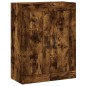 vidaXL Aparador alto madera contrachapada roble ahumado 69,5x34x180 cm vidaXL Aparador alto madera contrachapada roble ahumado 69,5x34x180 cm