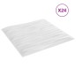 vidaXL Paneles de pared 24 uds XPS piedra blanco 50x50 cm 6 m² vidaXL Paneles de pared 24 uds XPS piedra blanco 50x50 cm 6 m²