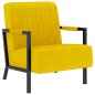 vidaXL Sillón de terciopelo amarillo mostaza vidaXL Sillón de terciopelo amarillo mostaza