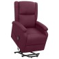 vidaXL Sillón elevable tela morado