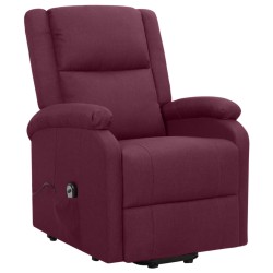 vidaXL Sillón elevable tela morado