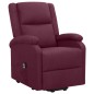 vidaXL Sillón elevable tela morado