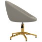 vidaXL Sillas de comedor 2 unidades terciopelo gris claro vidaXL Sillas de comedor 2 unidades terciopelo gris claro